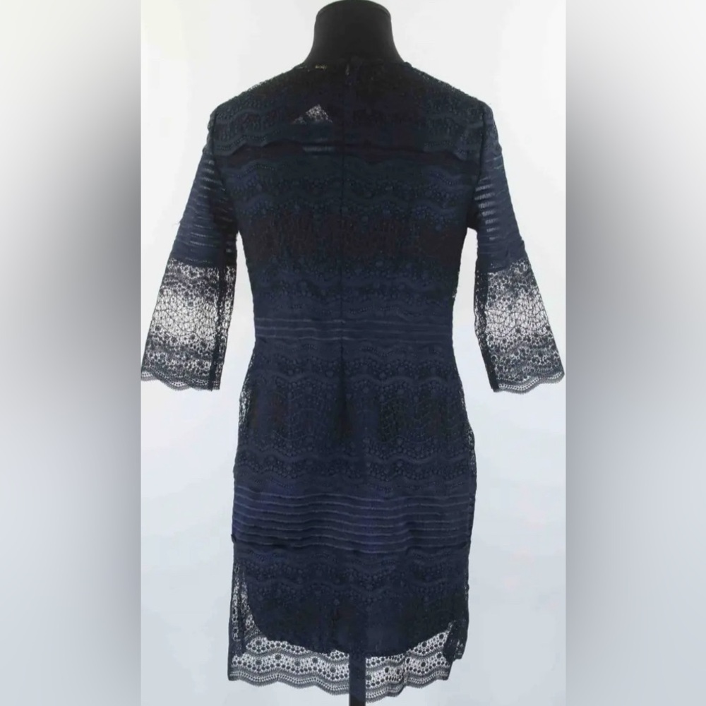 Maje dress Robe En Dentelle b Marine size 1